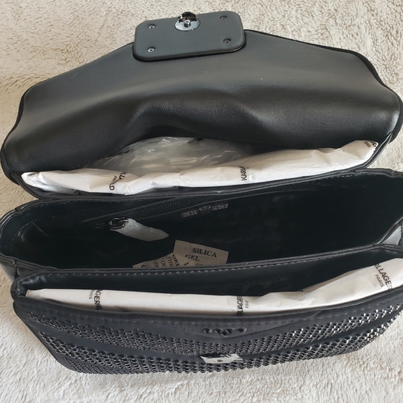 Karl Lagerfeld black purse - Picture 6 of 9